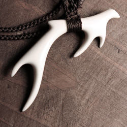 Horizontal Antler Bone Carving by Tim Jepson